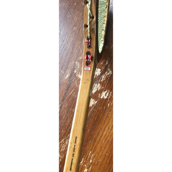 Vintage Bancroft FRS Squash Racquet Genuine Bamboo Laminated Frame Power Pads - Picture 4 of 10